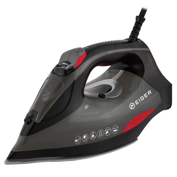Eiger Digital Steam Iron with LED Screen - Trinity Series