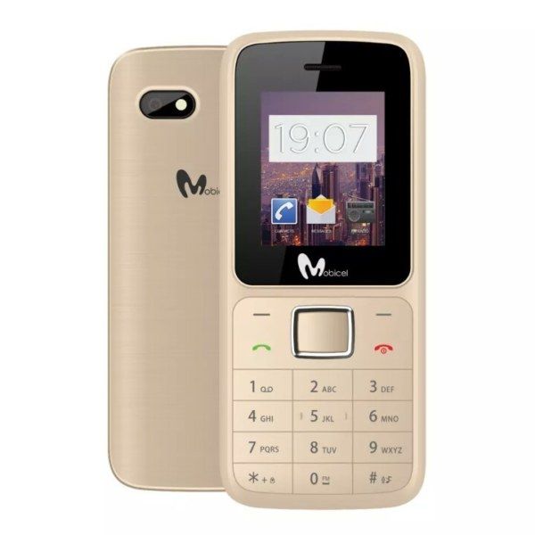 Mobicel C4 - 32MB Single Sim Feature Phone - Gold - Refurbished