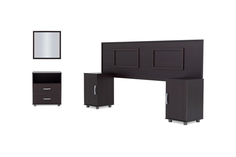 April Bedroom Suite with Vanity Drawer and Mirror