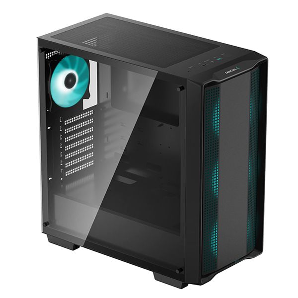 DeepCool CC560 ATX Mid-Tower W/TG+4XFans-BK