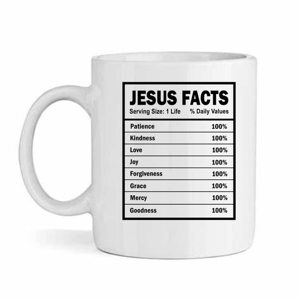 Jesus Facts - Father's Day-Valentines-Birthday-Christmas Pack Mug