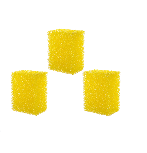 Exfoliating Bath Block Yellow - 3 Piece