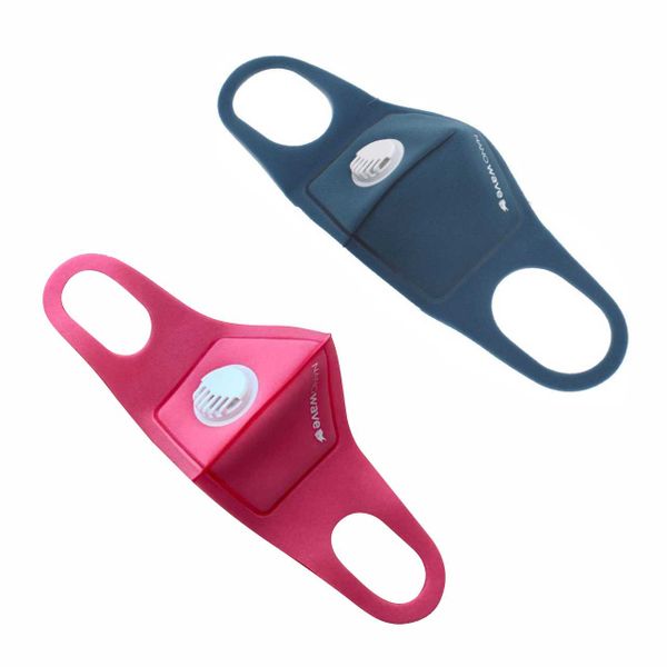 Mask Adult Combo of 2 Pink and Dark Blue
