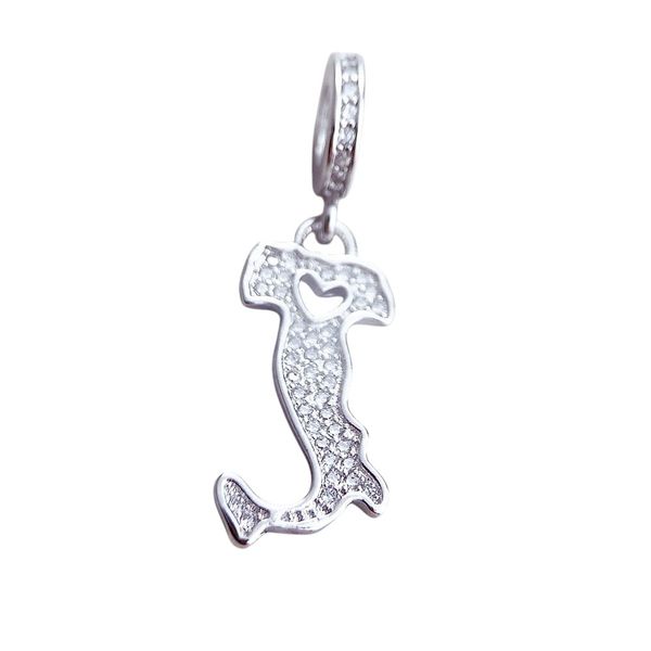 925 Sterling Silver Charm, Italy Map Charm for Bracelet, Charm for Women