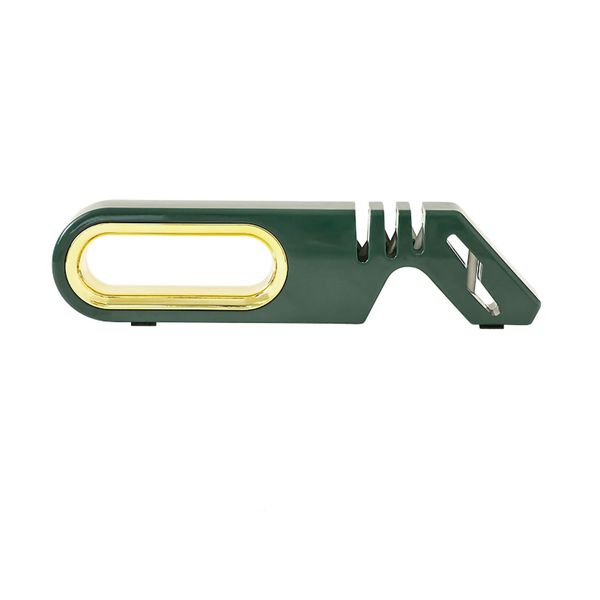 Knife Sharpener, 4-in-1 with Non-Slip Base and Scissor Slot