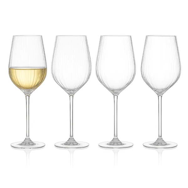 Premium Red Wine Glasses and White Wine Glasses - Set of 4 - Glass set