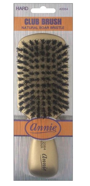Annie - Hard Club Boar &amp; Nylon Bristle Brush 3 Pack