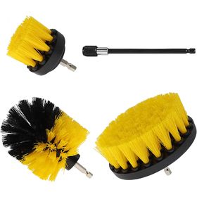 4-in-1 Drill Brush Attachment Set for Bathroom Tub Tile Kitchen & Car ...