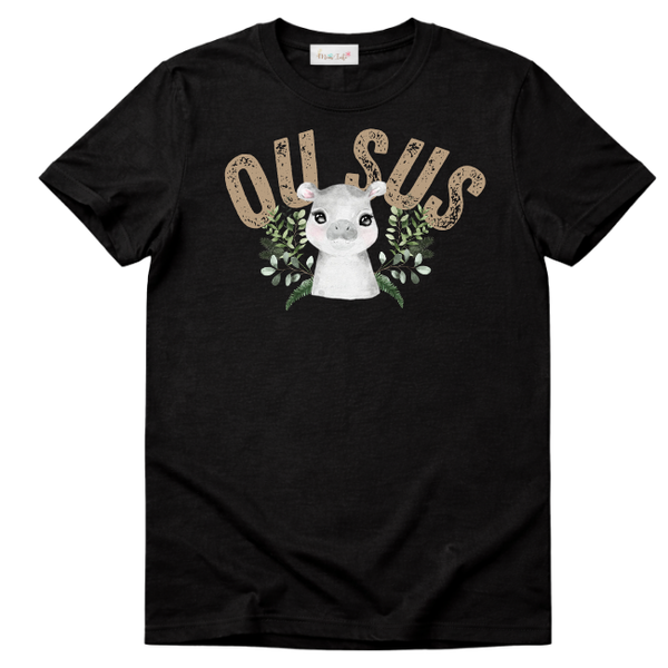 Baby- Sister Short Sleeve Tshirt -Afr-Wild One Neutral