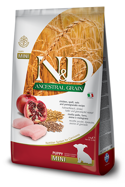 Farmina N&amp;D Ancestral - Chicken, Spelt, Oats &amp; Pomegranate Puppy 7kg