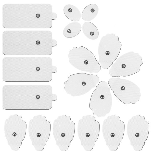20 Piece Adhesive Electrodes Self-Adhesive Replacement Pad for TENS Machine