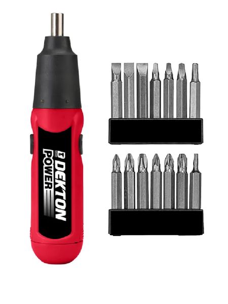 Dekton Power 6V Screwdriver Kit Battery Operated