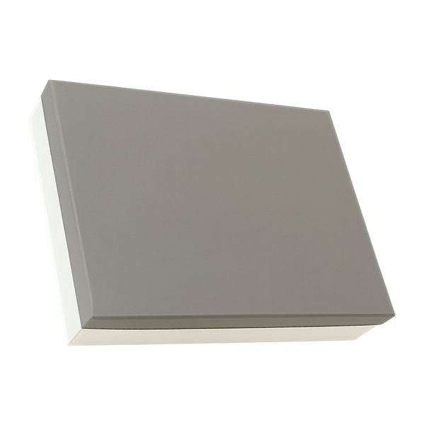 Elegant Two-Tone Design Gift Box With Lid - White &amp; Grey