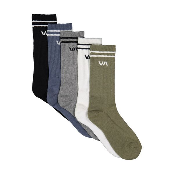 RVCA Mens Union 5 Pack Socks - Multi