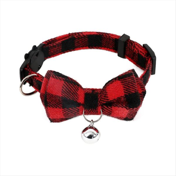 C-Cute Cat Collar Small Puppy Cat Dog Collars with Bell for Dog Cat