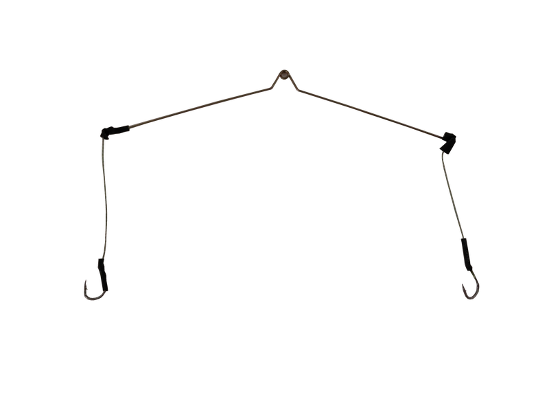 Rigid Double-Armed Hook - 2 Hooks
