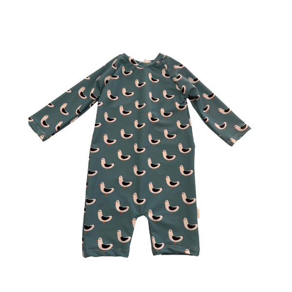 Seagulls Swimsuit - Sage