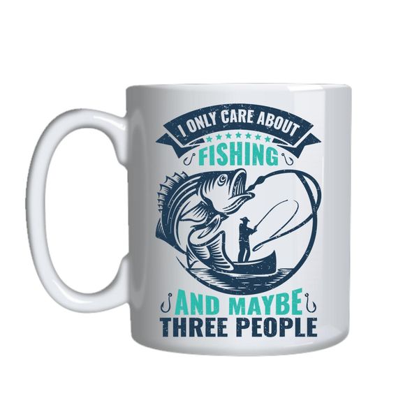 I Only Care About Fishing Mug Gift Idea 127