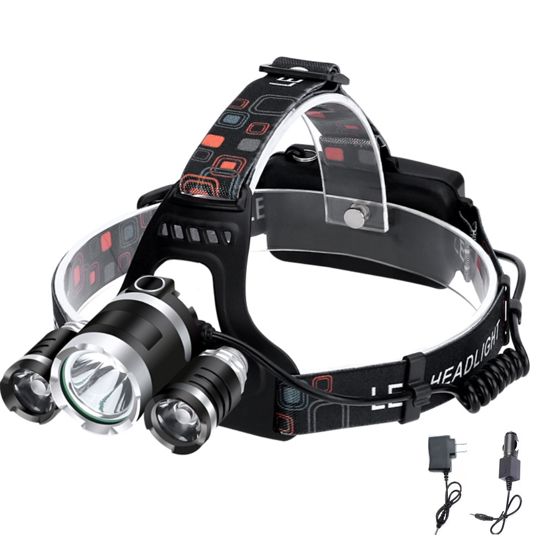 LED Rechargeable Head Lamps with Adjustable Heads & Waterproof & 4 Modes | Shop Today. Get it ...