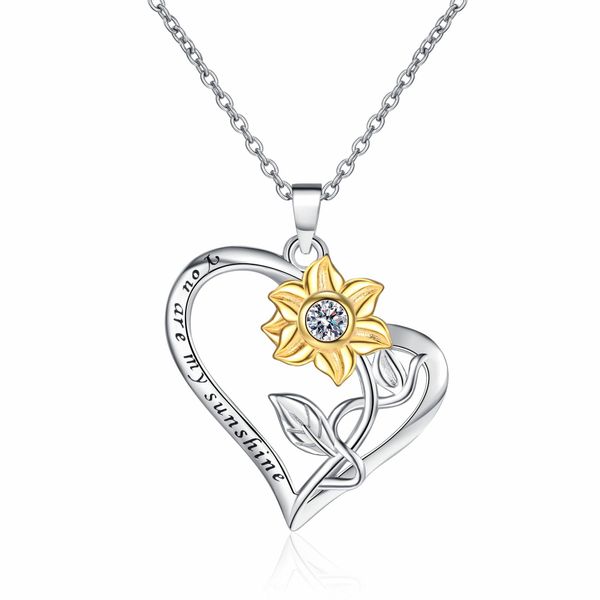 Sunflower Pendant Necklace