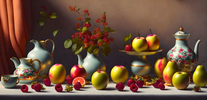 Canvas Wall Art - Still Fruit Artwork