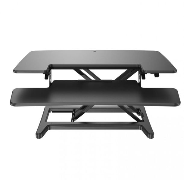 Adjustable Ergonomic Sit-Standing Desk Converter(Black)