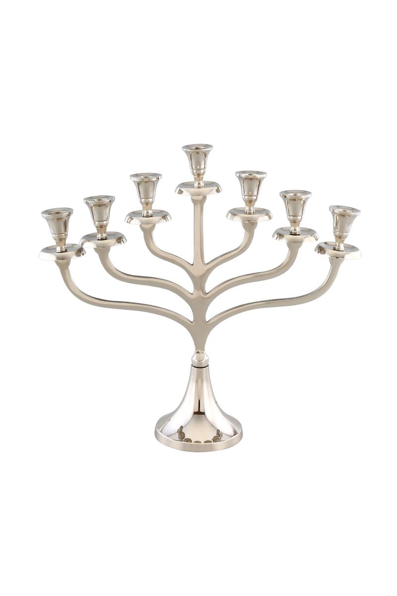 Silver Plated 7 Candle Holder Menorah 40 cm Shop Today. Get it