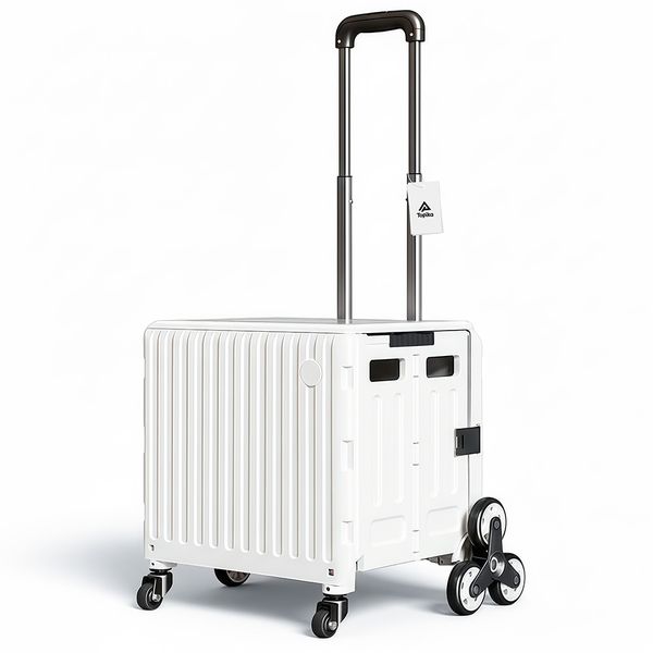 Topika Carts with Wheels Folding Foldable Cart Stair-Climbing Box