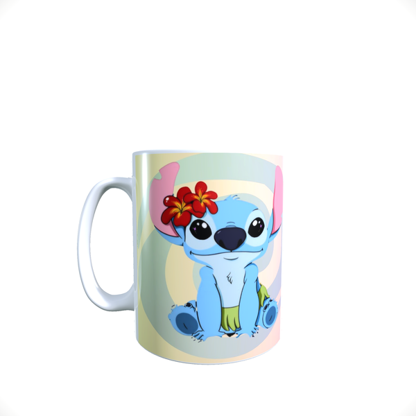 Lilo And Stitch Flower- Mug