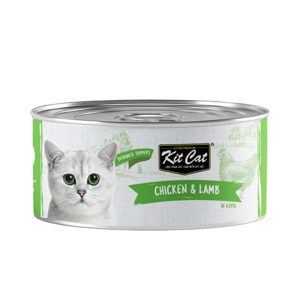 Kit Cat - Deboned Toppers Chicken &amp; Lamb Variants 80g 12's