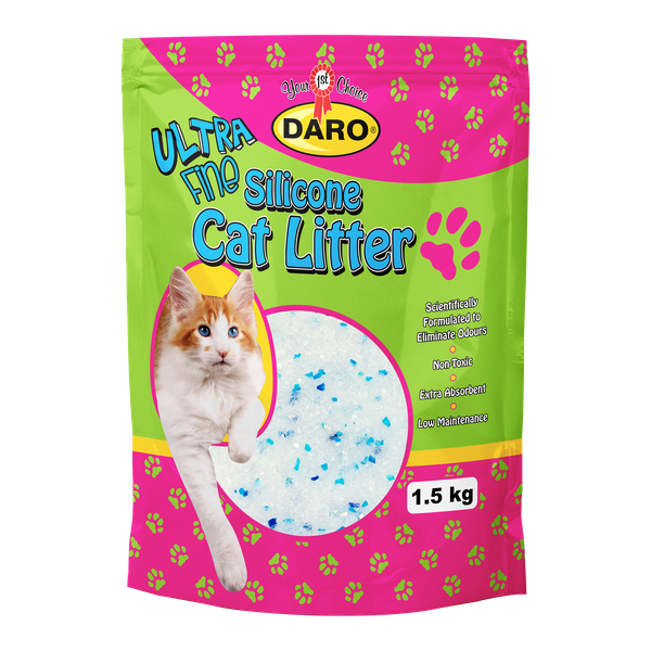 Daro Silica Cat Litter 1.5kg Ultra Fine