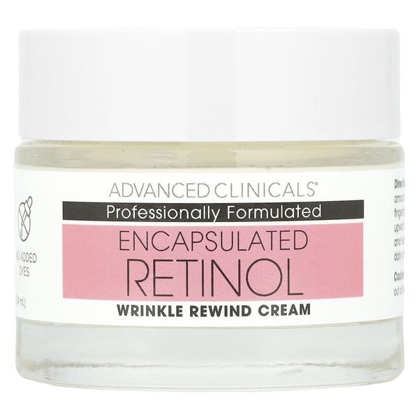 Advanced Clinicals, Encapsulated Retinol, Wrinkle Rewind Cream