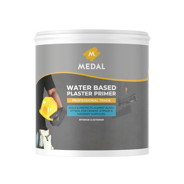 Medal - Professional Trade Water based Plaster Primer 1L - White