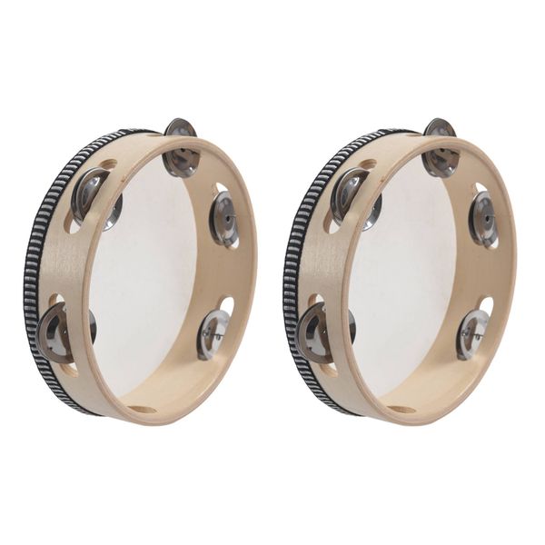 7 Inch Musical Tambourine Tamborine Drum Round Percussion Gift