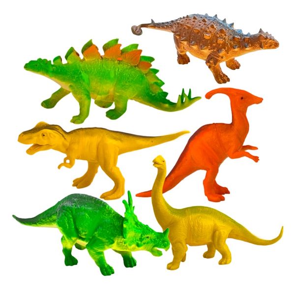 Realistic Looking Dinosaurs Toy / Animal Figure - 6 Piece