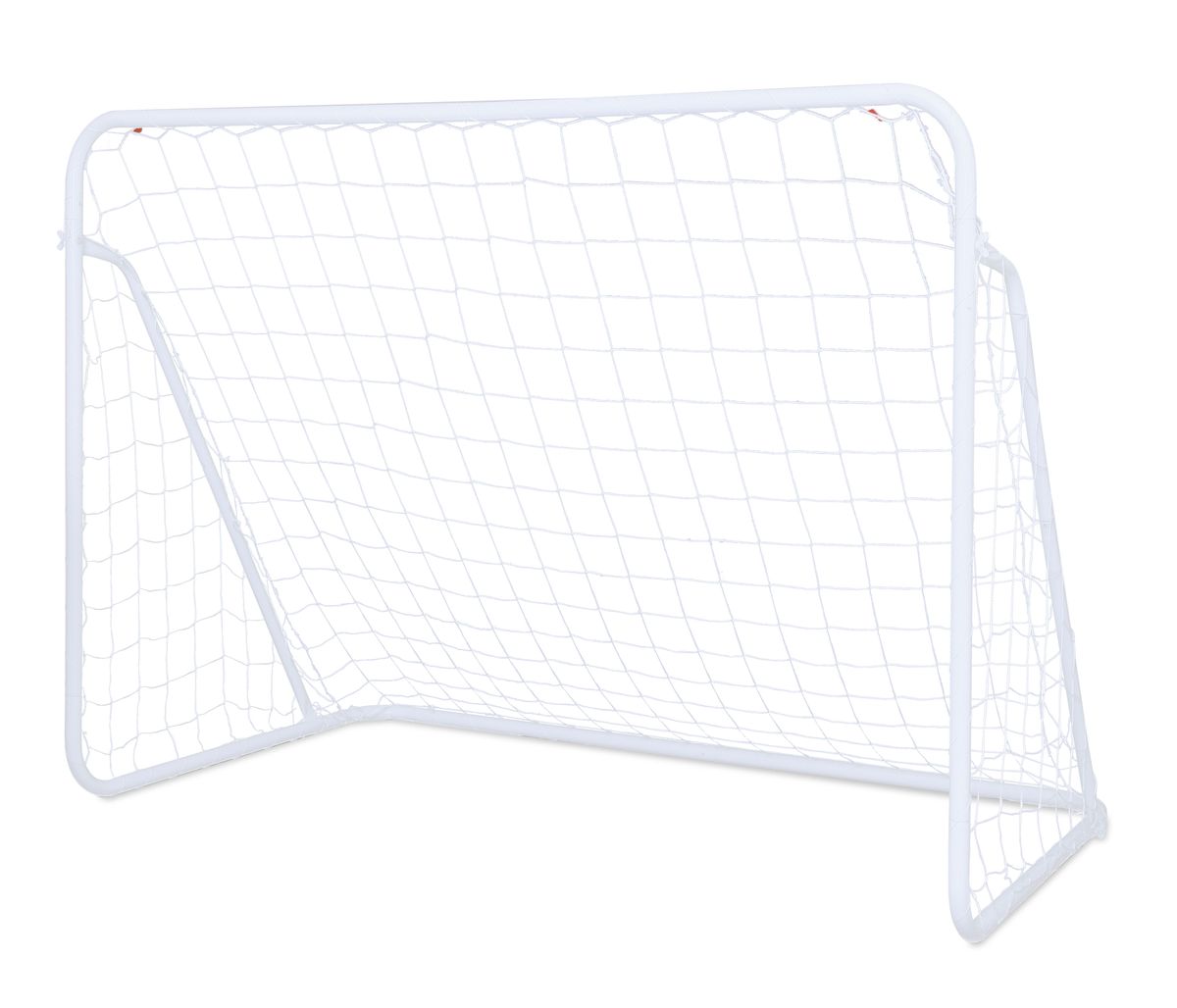 24 X 8ft Soccer Goal Regulation Size Steel Professional Portable Training Metal Soccer Net Heavy Duty 197 Diameter Framewhite Prtr1012