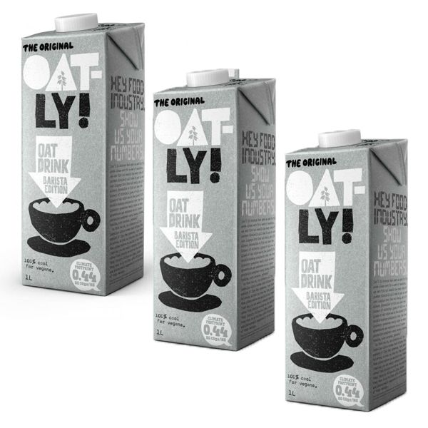 Oatly Oat Milk Barista Edition - 3 x 1L