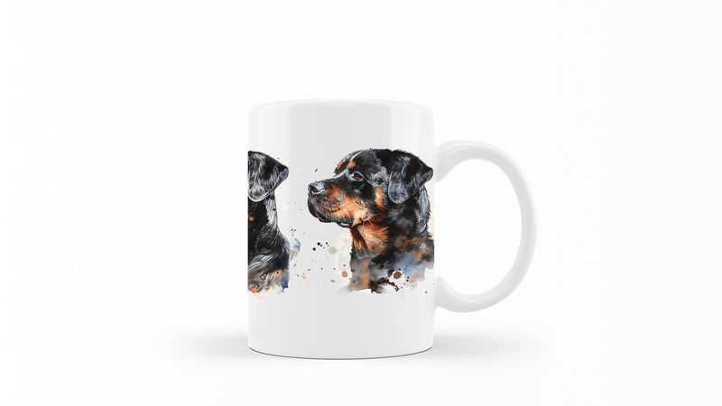 Rottweiler Printed Coffee Mug DSGN163