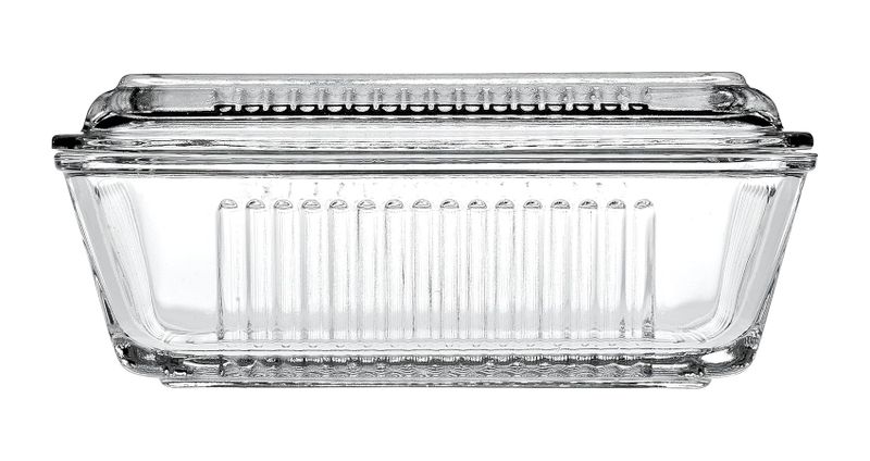 Pasabahce Tereyalglik Glass Butter Dish