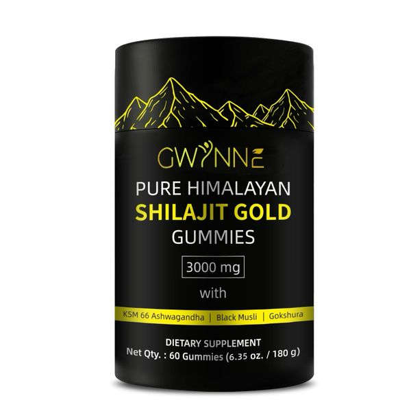 Gwynne - Pure Himalayan Shilajit Gummies-3000mg,60 Gummies