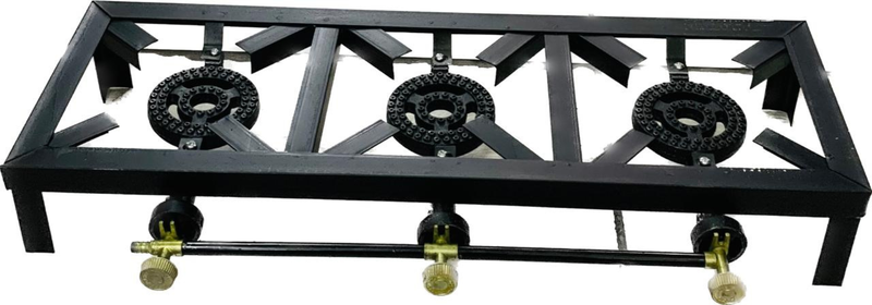 Triple Cast Iron Gas Burner Cooker Ring