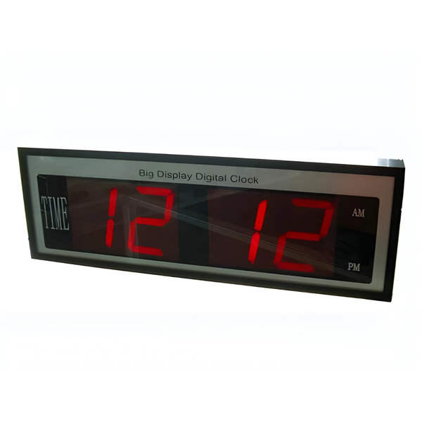 XY46612 RED Large LED Digital Wall Clock 520 x 180mm