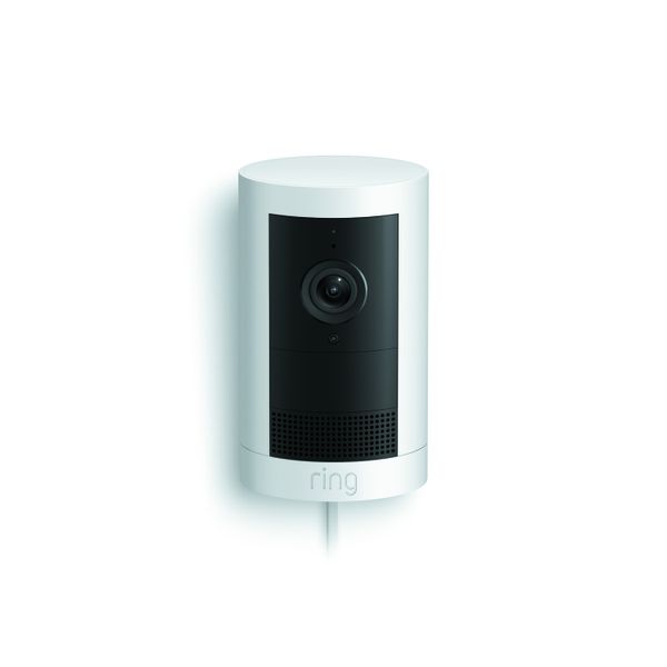 Ring - Outdoor Camera Plus (2K) Plug-In - White