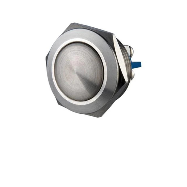 AVP22DWM1S - 22mm Momentary Dome Push Button, 1NO, IP65, SS Body
