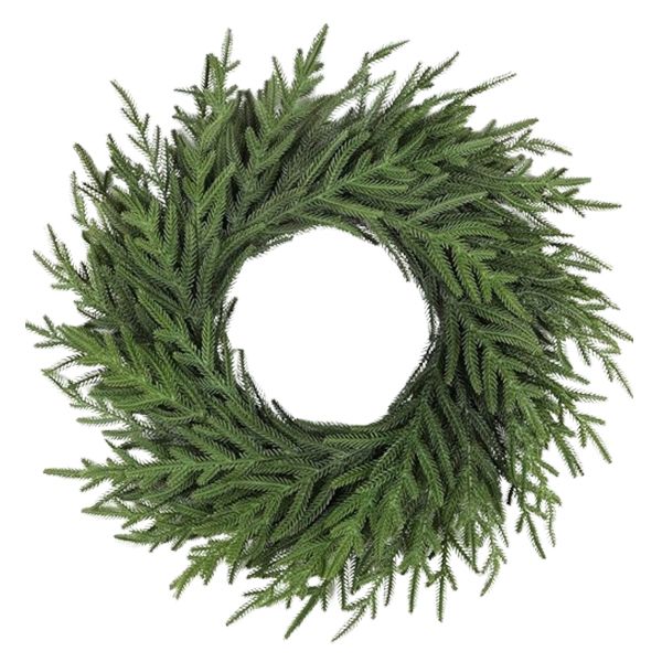 Martha and Stewart Season Pine Wreath for Walls Windows Porches Home Decor