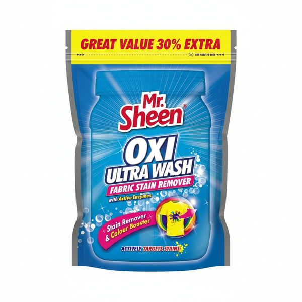Mr Sheen Oxi Ultra Wash Fabric Stain Remover Powder 650g