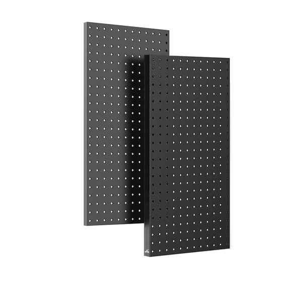 ALANES 2 Pieces Metal Pegboard Panel Peg Board Tool Organizer Board