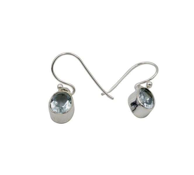 Blue Topaz Earrings