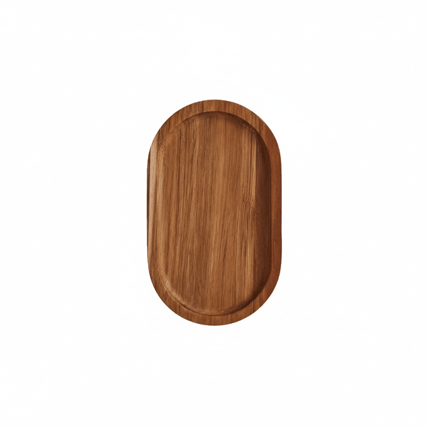 Oval Wooden Tray 20cm