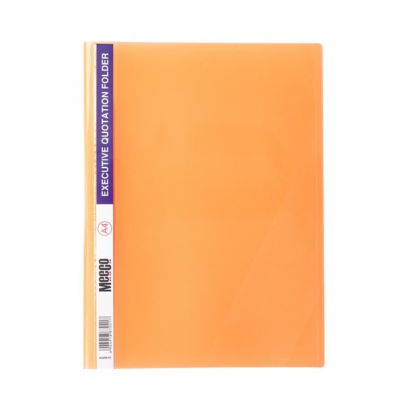 Meeco Premium Quotation Folder Orange 5 Pack